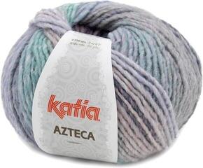 Fil à tricoter Katia Azteca 7878 Pastel /Violet/Green Fil à tricoter