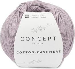 Kötőfonal Katia Cotton Cashmere 85 Mauve Kötőfonal