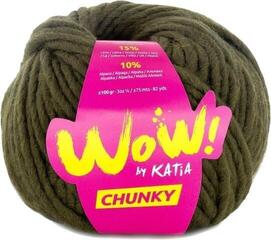 Pređa za pletenje Katia Wow Chunky 69 Khaki Pređa za pletenje