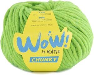Pređa za pletenje Katia Wow Chunky 62  Luminous Green Pređa za pletenje