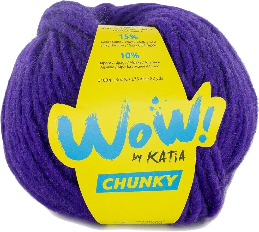 Fios para tricotar Katia Wow Chunky Fios para tricotar 70