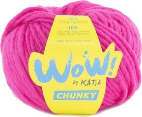 Pređa za pletenje Katia Wow Chunky 65 Fuchsia Pređa za pletenje