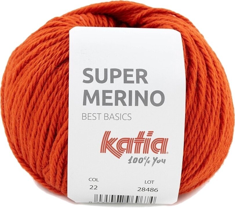 Fil à tricoter Katia Super Merino 22