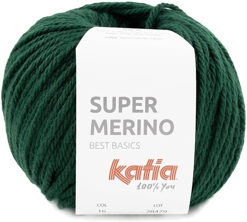 Kötőfonal Katia Super Merino 16