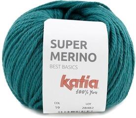 Strickgarn Katia Super Merino 19 Blue Green Strickgarn