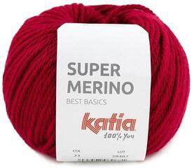 Knitting Yarn Katia Super Merino 23 Ruby Knitting Yarn