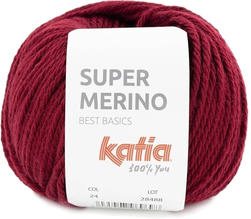 Fil à tricoter Katia Super Merino 24