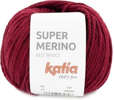Fios para tricotar Katia Super Merino 24 - 1