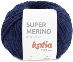Strickgarn Katia Super Merino 5 Dark Blue Strickgarn