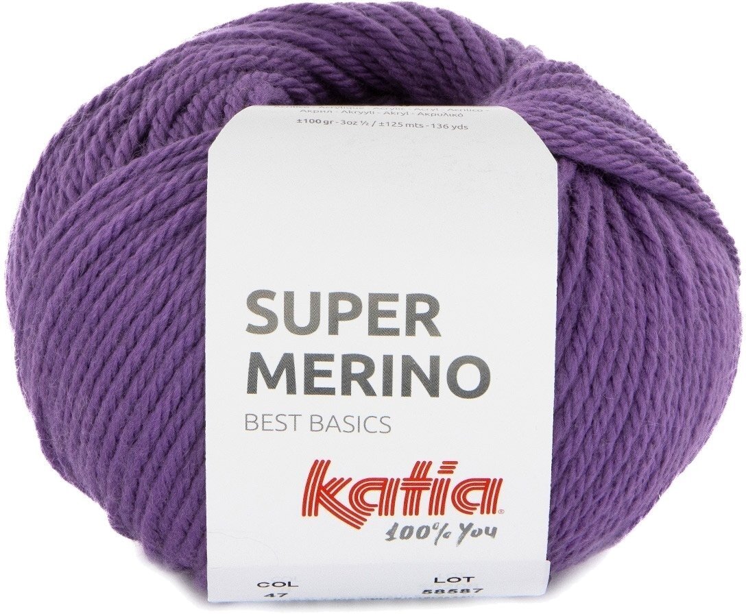 Knitting Yarn Katia Super Merino 47 Knitting Yarn