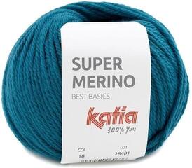 Pletacia priadza Katia Super Merino 18 Green Blue Pletacia priadza