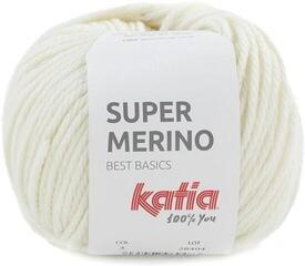 Pređa za pletenje Katia Super Merino 3 Ecru Pređa za pletenje