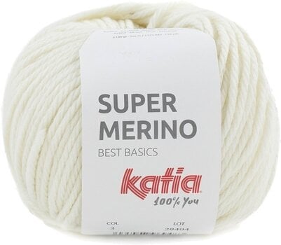 Fios para tricotar Katia Super Merino 3 - 1