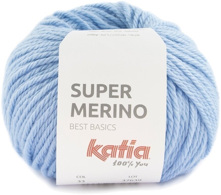 Fil à tricoter Katia Super Merino 33