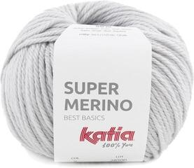 Knitting Yarn Katia Super Merino 9 Pearl Light Grey Knitting Yarn