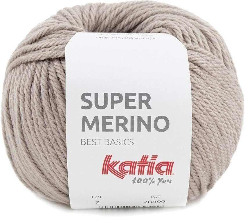 Kötőfonal Katia Super Merino 7