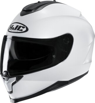 Helm HJC C70N Solid Pearl White S Helm - 1