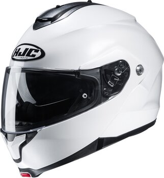 Helm HJC C91N Solid Pearl White XL Helm - 1