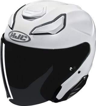Helm HJC F31 Solid Pearl White L Helm - 1
