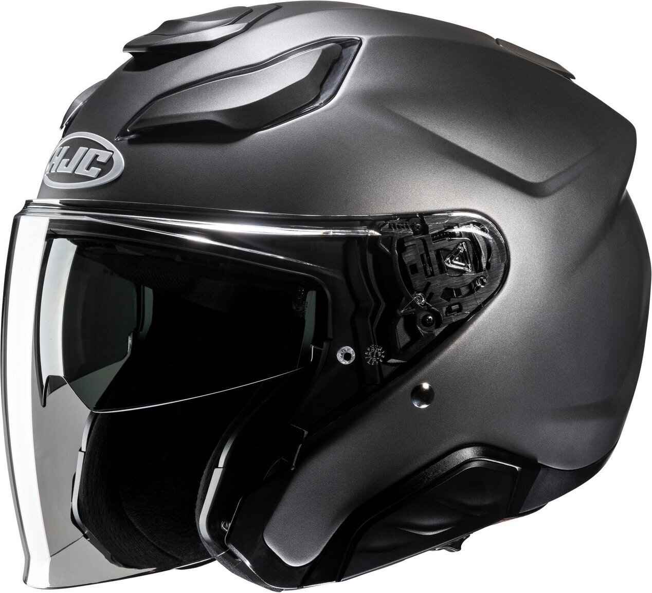 Helmet HJC F31 Solid Semi Flat Titanium L Helmet