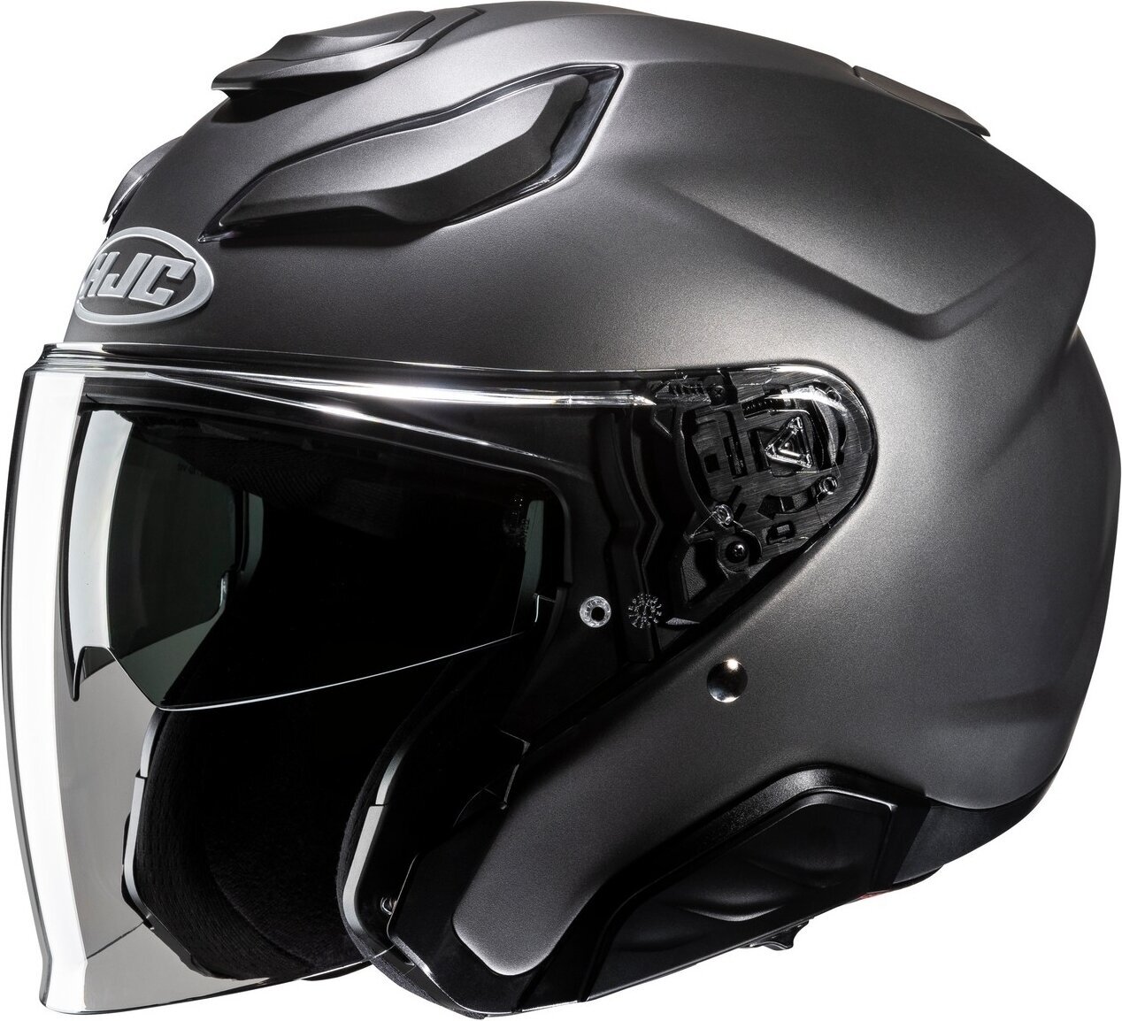 Helm HJC F31 Solid Semi Flat Titanium L Helm