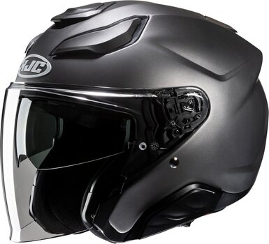 Helmet HJC F31 Solid Semi Flat Titanium L Helmet - 1