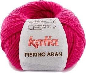 Pređa za pletenje Katia Merino Aran 52 Fuchsia Pređa za pletenje