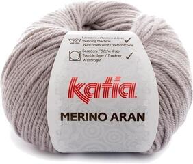 Fil à tricoter Katia Merino Aran 12 Light Grey Fil à tricoter