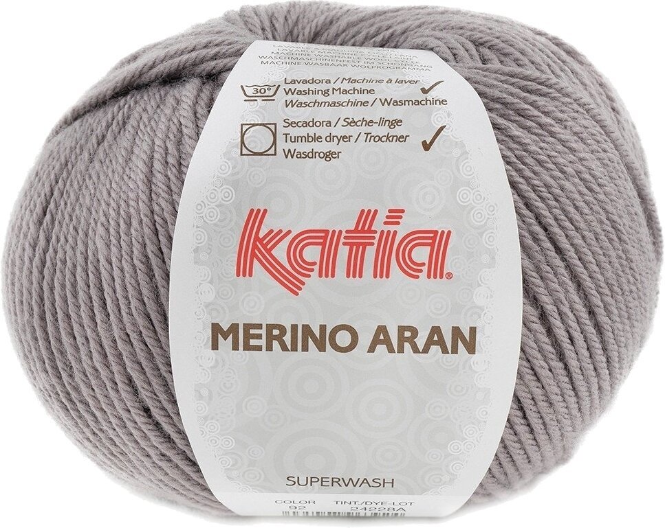 Fios para tricotar Katia Merino Aran 92 Fios para tricotar