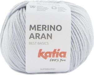 Pletacia priadza Katia Merino Aran 98 Blue Grey Pletacia priadza