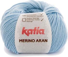Pređa za pletenje Katia Merino Aran 68 Sky Blue Pređa za pletenje