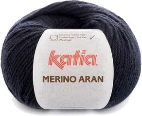 Fil à tricoter Katia Merino Aran 5 Dark Blue Fil à tricoter
