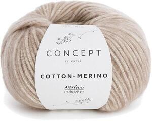 Knitting Yarn Katia Cotton Merino 104 Beige Knitting Yarn