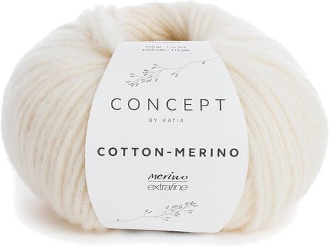Fil à tricoter Katia Cotton Merino 100 - 1