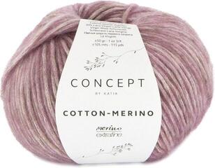 Pređa za pletenje Katia Cotton Merino 143 Pastel Violet Pređa za pletenje