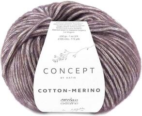 Pređa za pletenje Katia Cotton Merino 134  Aubergine Pređa za pletenje