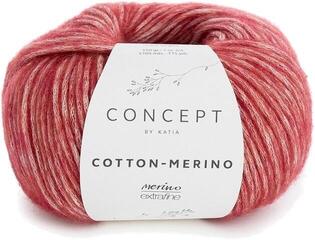 Pređa za pletenje Katia Cotton Merino 125 Maroon Pređa za pletenje