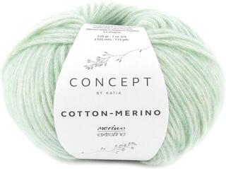 Pređa za pletenje Katia Cotton Merino 132 Whitish Green Pređa za pletenje