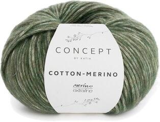 Knitting Yarn Katia Cotton Merino 122 Pale Green Knitting Yarn