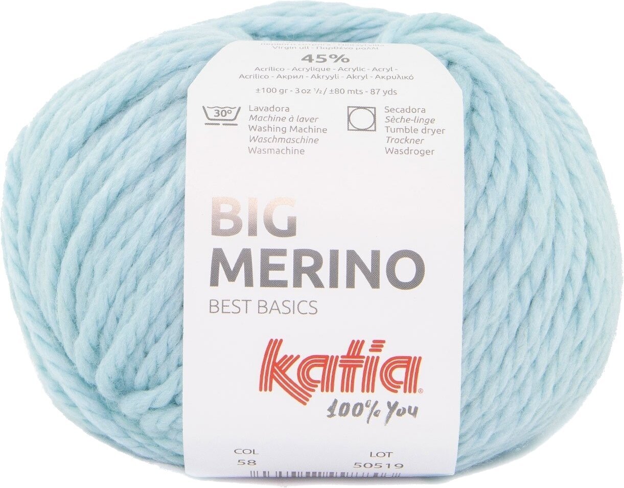 Fios para tricotar Katia Big Merino 58