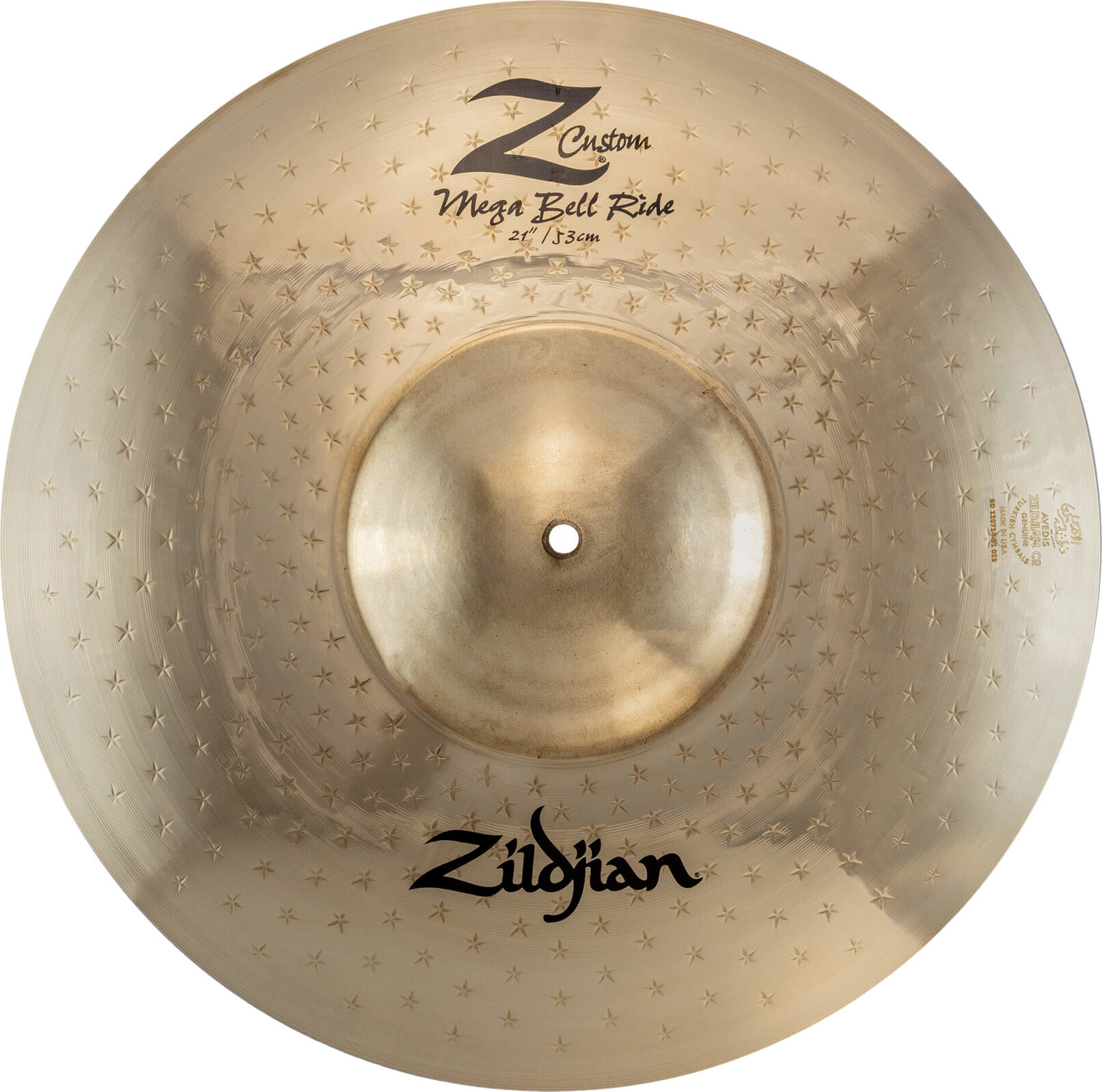 Ride Cymbal Zildjian Z Custom Mega Bell Ride Cymbal 21"