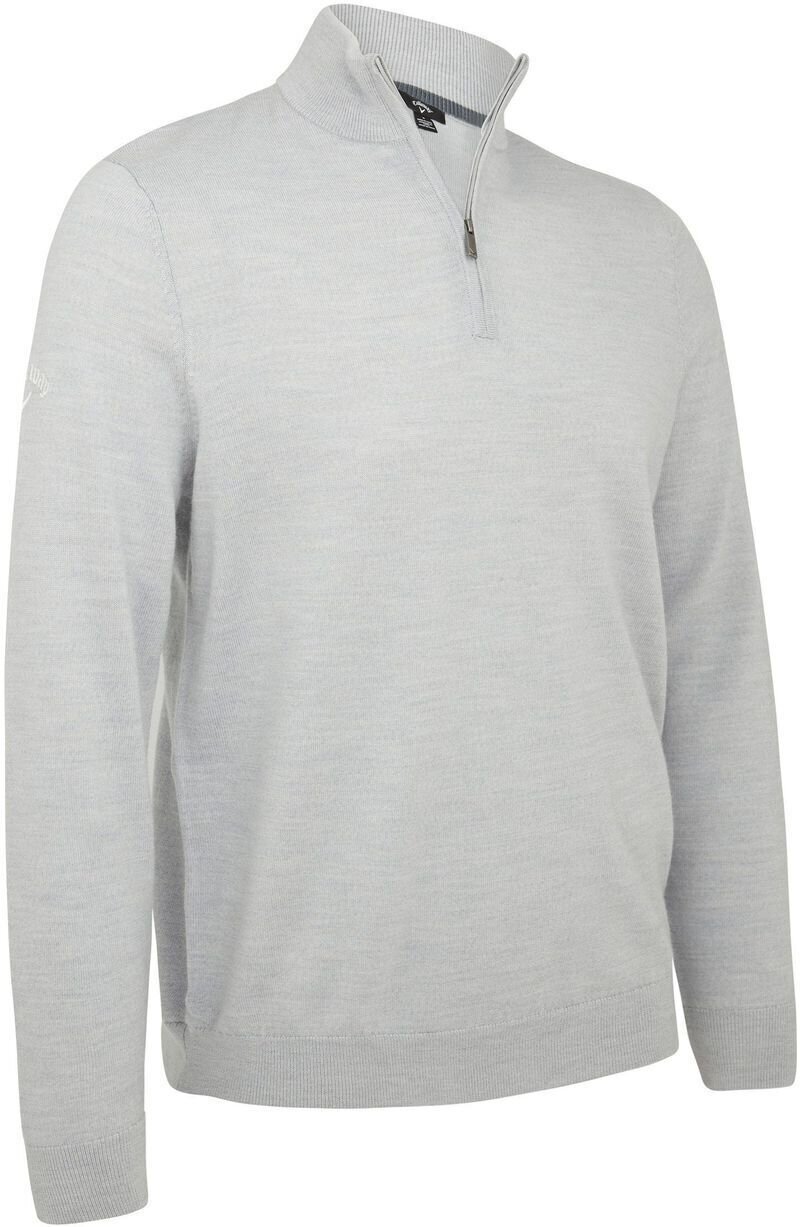 Hoodie/Sweater Callaway 1/4 Zipped Mens Merino Sweater Pearl Blue Heather XL