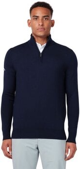 Bluza z kapturem/Sweter Callaway 1/4 Zipped Mens Merino Sweater Dark Navy L - 1