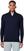 Pulover s kapuco/Pulover Callaway 1/4 Zipped Mens Merino Sweater Dark Navy S