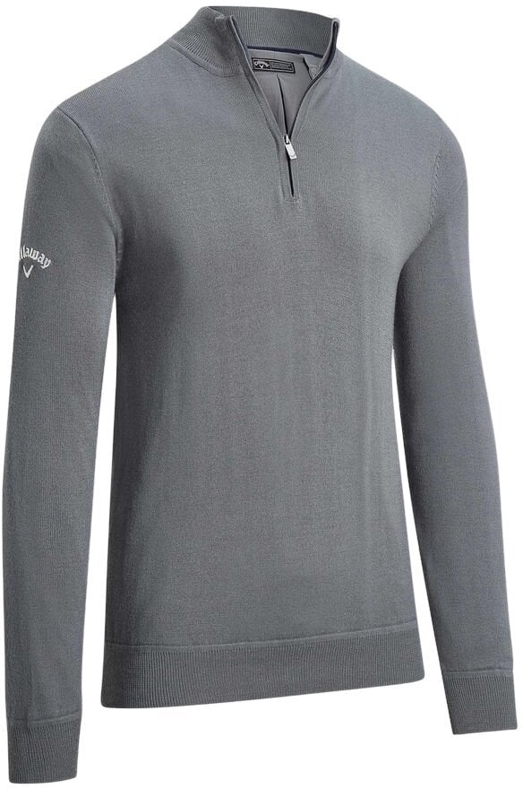 Bluza z kapturem/Sweter Callaway Windstopper 1/4 Mens Zipped Sweater Quiet Shade XL