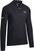 Pulover s kapuco/Pulover Callaway 1/4 Blended Mens Merino Sweater Black Ink L