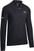 Pulóver Callaway 1/4 Blended Mens Merino Sweater Fekete tinta S