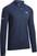 Hættetrøje/Sweater Callaway 1/4 Blended Mens Merino Sweater Navy Blue M