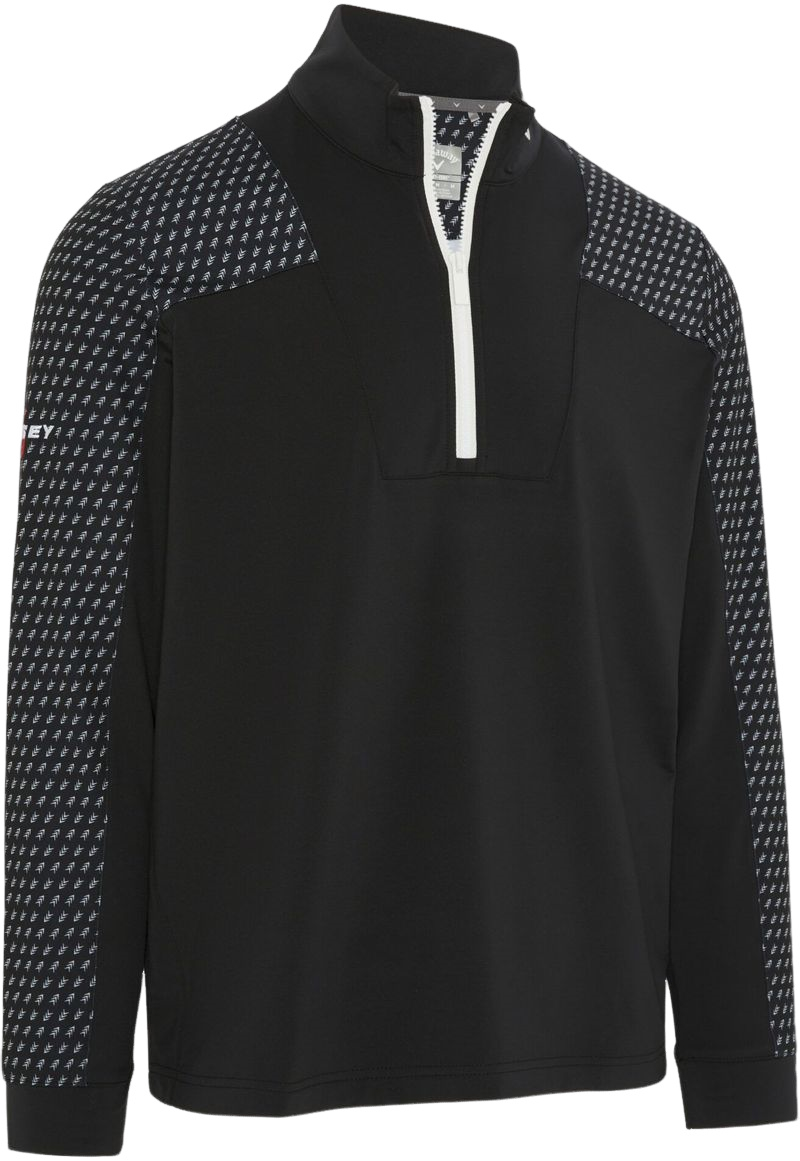 Pulover s kapuco/Pulover Callaway Chev Motion Mens Print Pullover Caviar L
