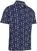 Chemise polo Callaway All Over Golf Mens Essentials Print Polo Peacoat L